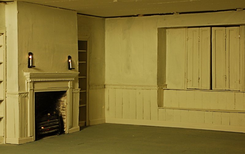 dsc_0130 (2).jpg - This will be the dining area of Barton Cottage where Margaret had her French lessons. You can't tell from the photo, but the circuit board makes the lights and fire flicker.
